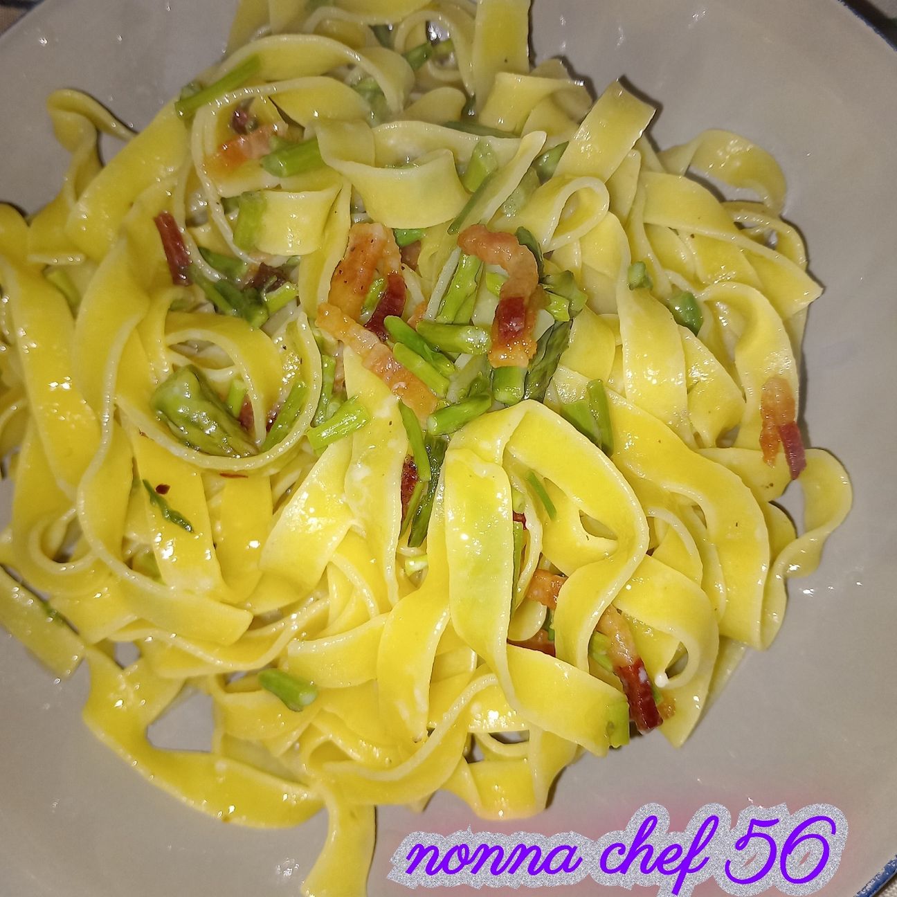 Fettuccine con ssparagi selvatici