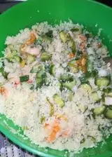 Ricetta Cuscus zucchine e gamberetti