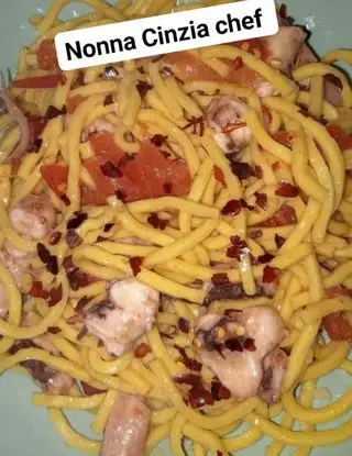 Ricetta Tonnarelli con totani di @nonnacinziachef