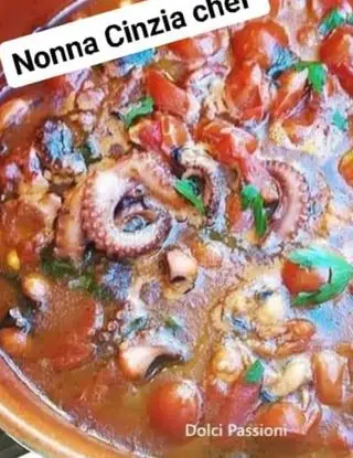 Ricetta Sugo con polpetti di @nonnacinziachef