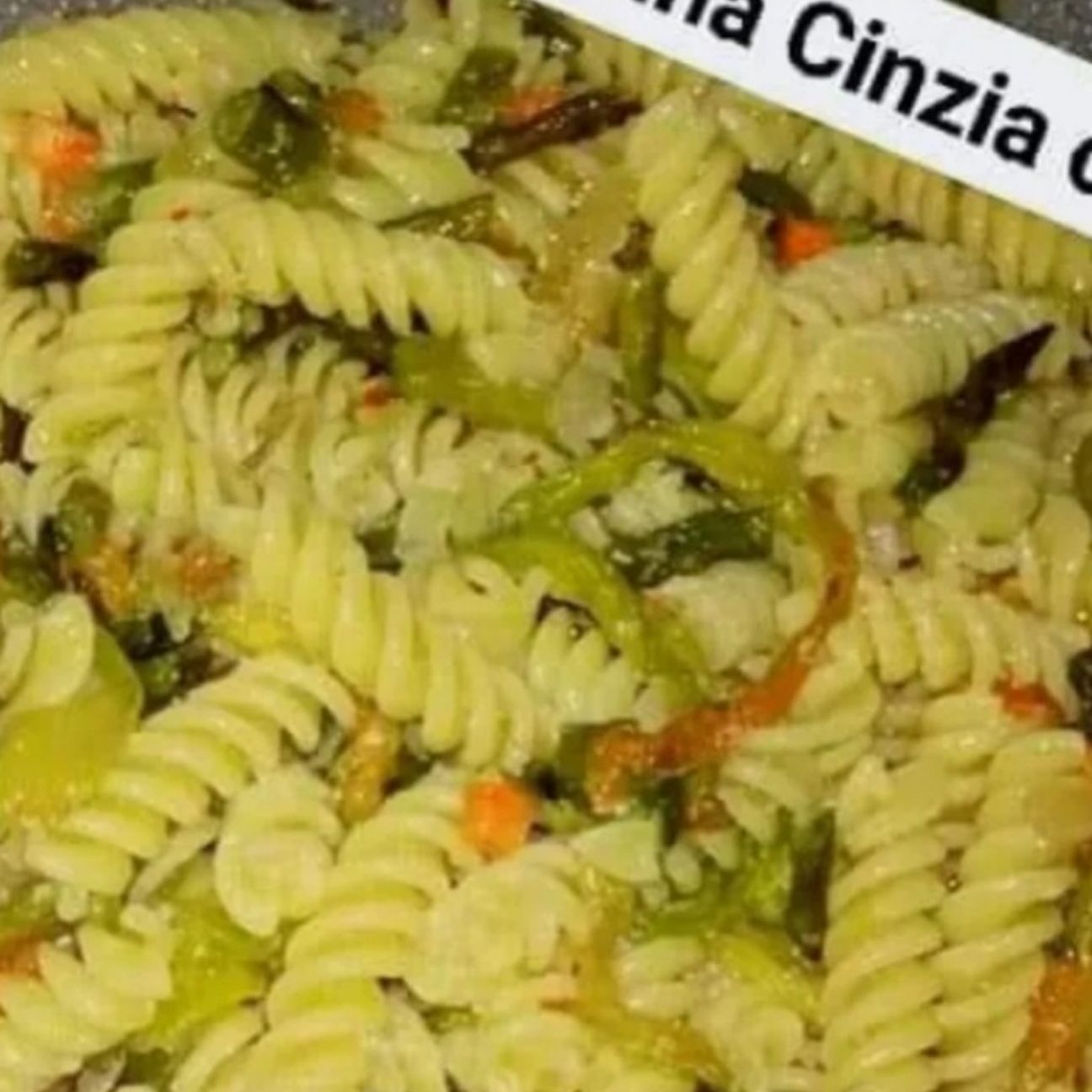 Fusilli con verdure