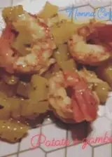 Ricetta Patate e gamberi