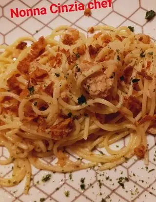 Ricetta Spaghetti tonno e cipolla croccante di @nonnacinziachef