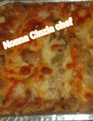Ricetta Lasagna porcini e provola di @nonnacinziachef