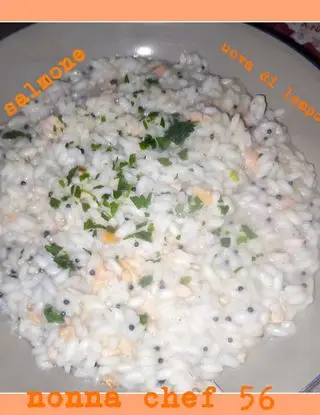 Ricetta risotto salmone uova di ompo e prosecco di @nonnacinziachef