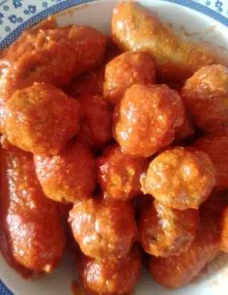 Ricetta Polpette e salsicce di maiale con pomodoro di katiacusano3