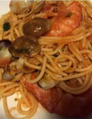 Ricetta Spaghetti con vongole e gamberoni di katiacusano3