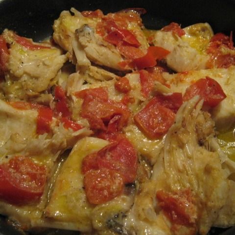 Baccalà con pomodorini