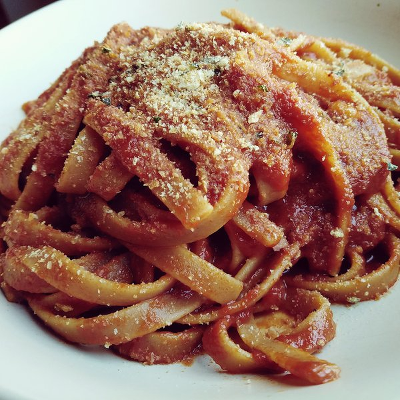 Linguine integrali c'anciova (siciliana)