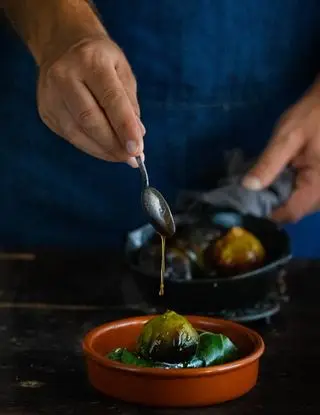 Ricetta Formaggio casera con fichi caramellati  di Lacipollainnamorata