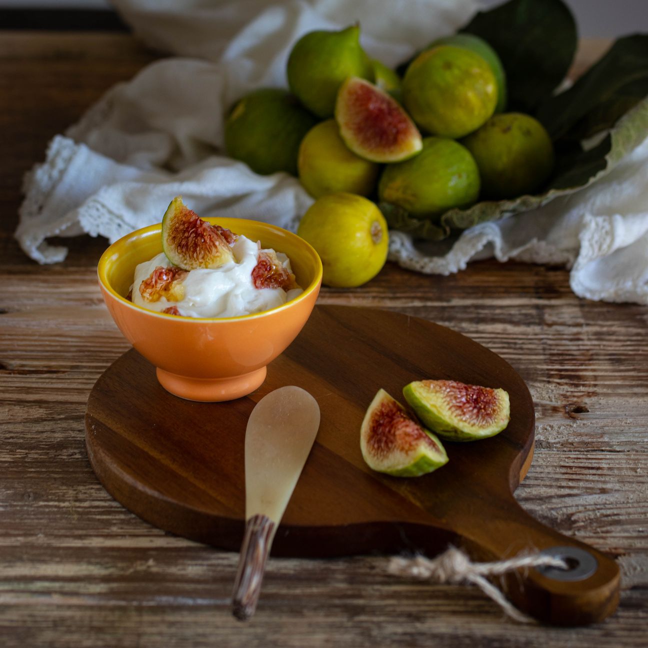 Mousse gorgonzola e fichi
