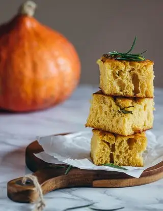 Ricetta Focaccia alla zucca di Lacipollainnamorata