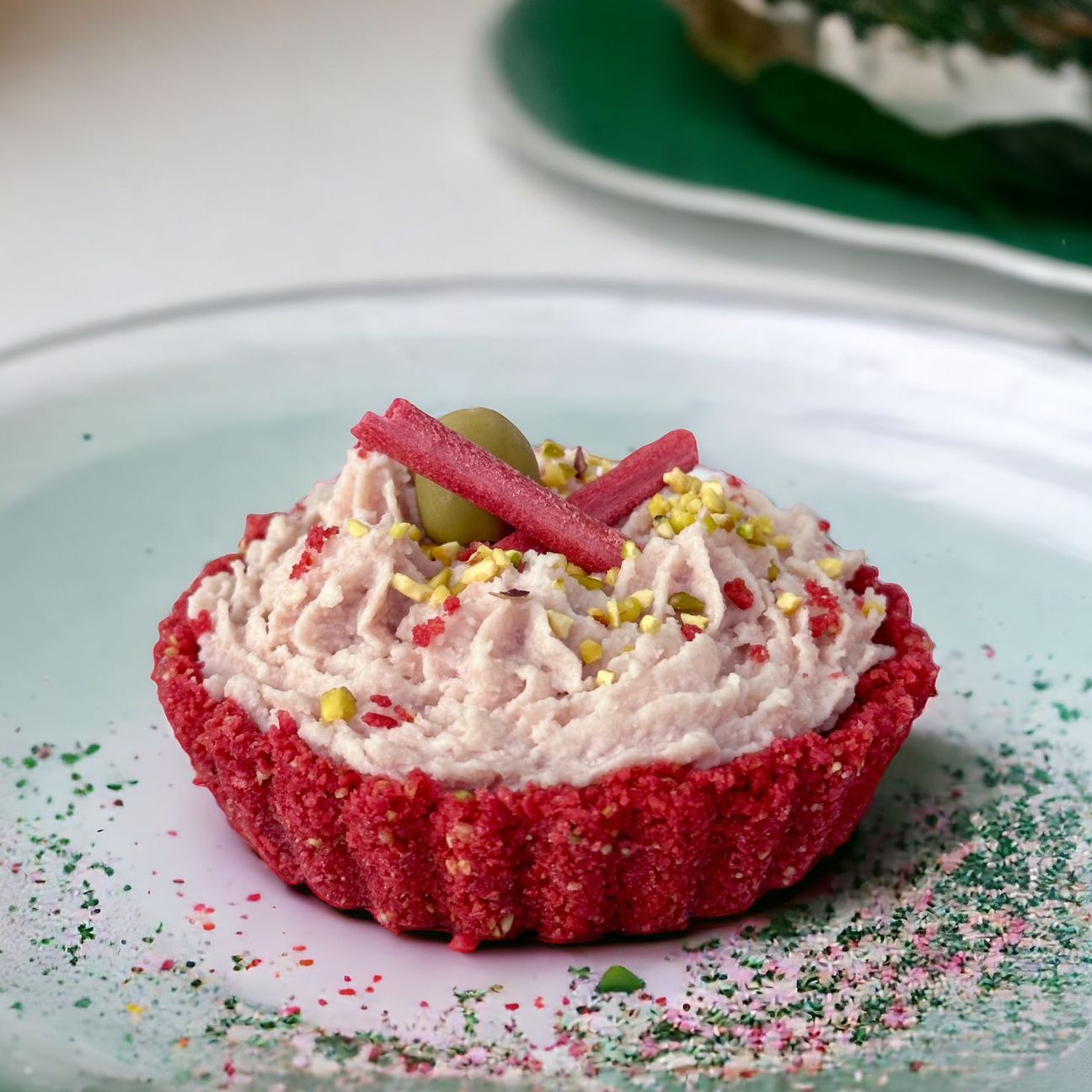 Crostatine salate con mousse di prosciutto cotto