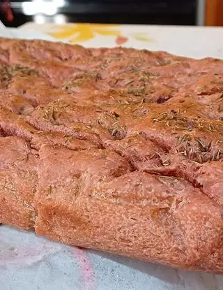 Ricetta Focaccia rosa di lacucinadiLiu