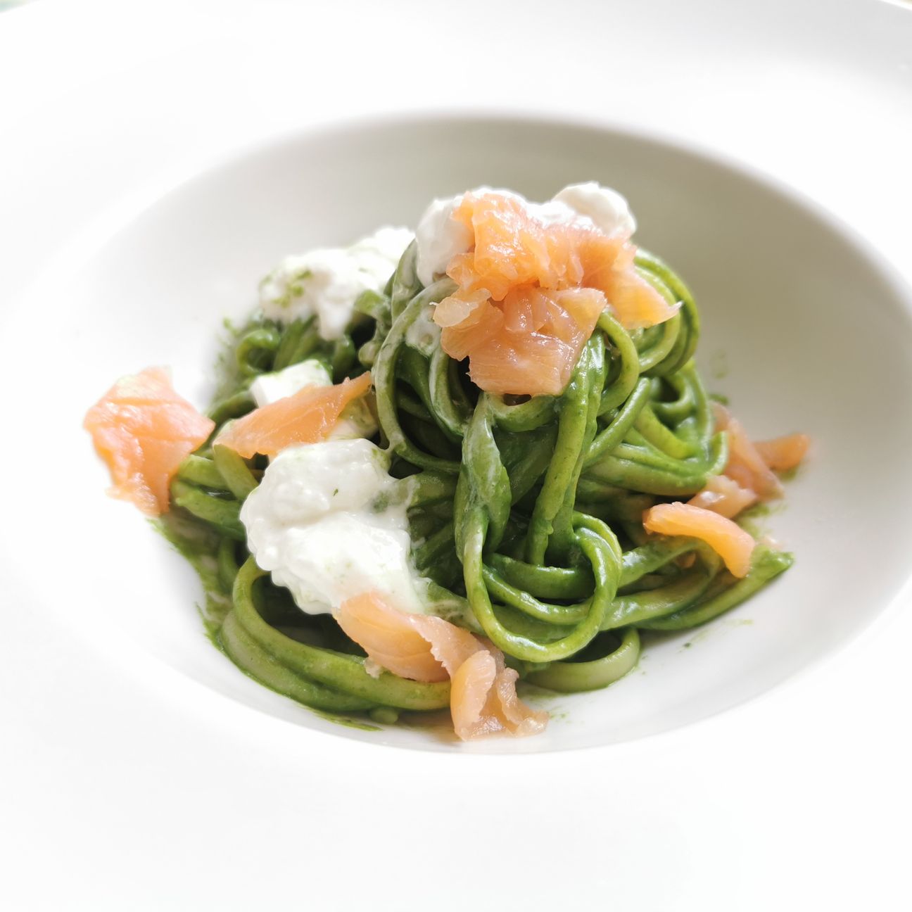 Pasta risottata in acqua verde