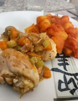 Ricetta Pollo con verdure e patate in umido di fedeMari