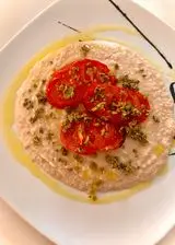 Ricetta Pomodori al forno su crema di cannellini