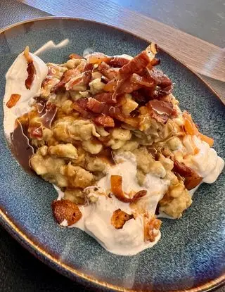 Ricetta Spätzle con crema di carciofi e pomodori secchi, burrata e guanciale croccante di ipasticcidililyeteo