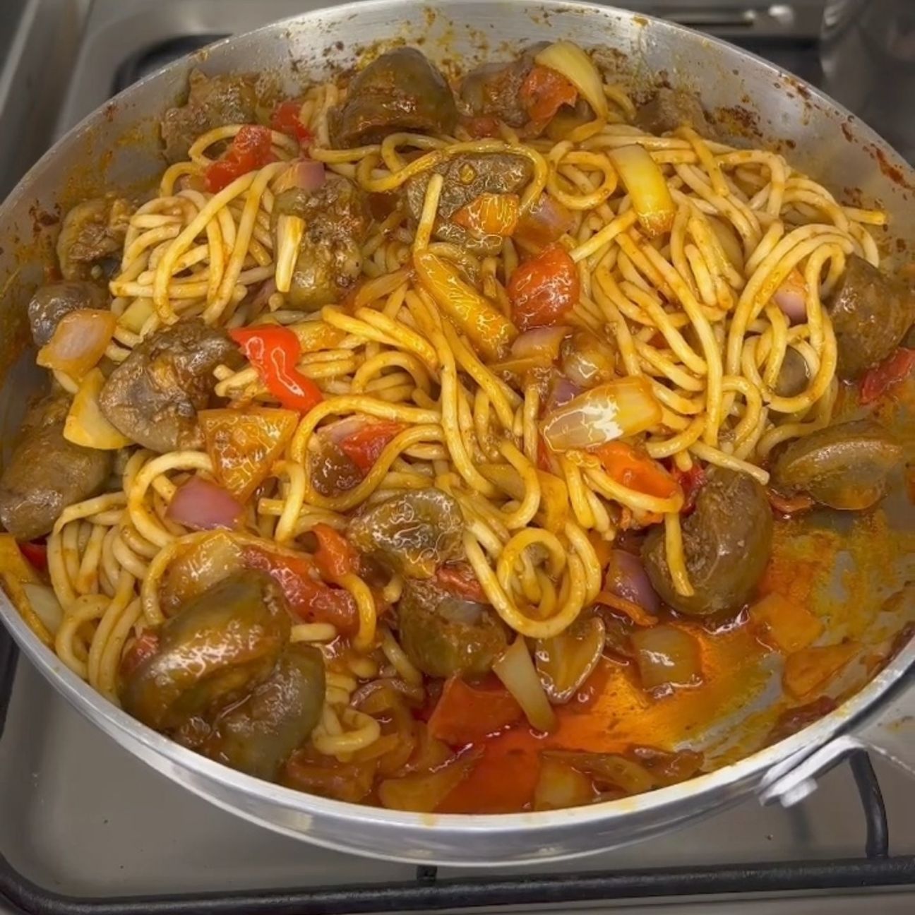 Spaghetti aux rognons