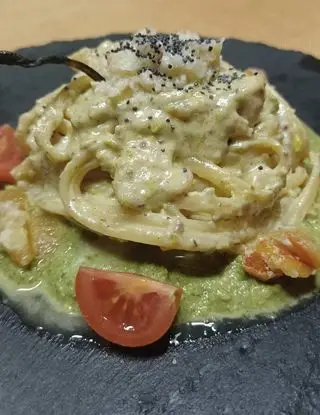 Ricetta Gambero rosa pistacchio mascarpone e mousse finocchietto selvatico di amaurix.arancio