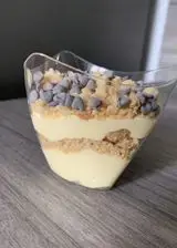 Ricetta Crema al mascarpone con crumble e gocce di cioccolato