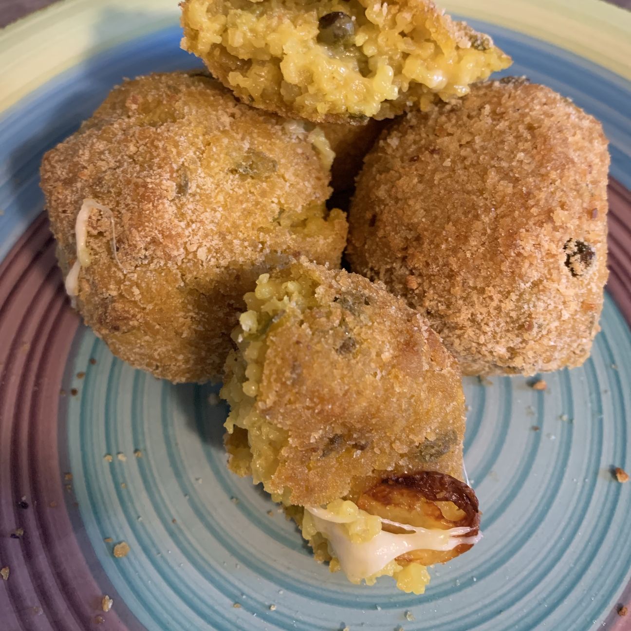 Arancini di riso al forno