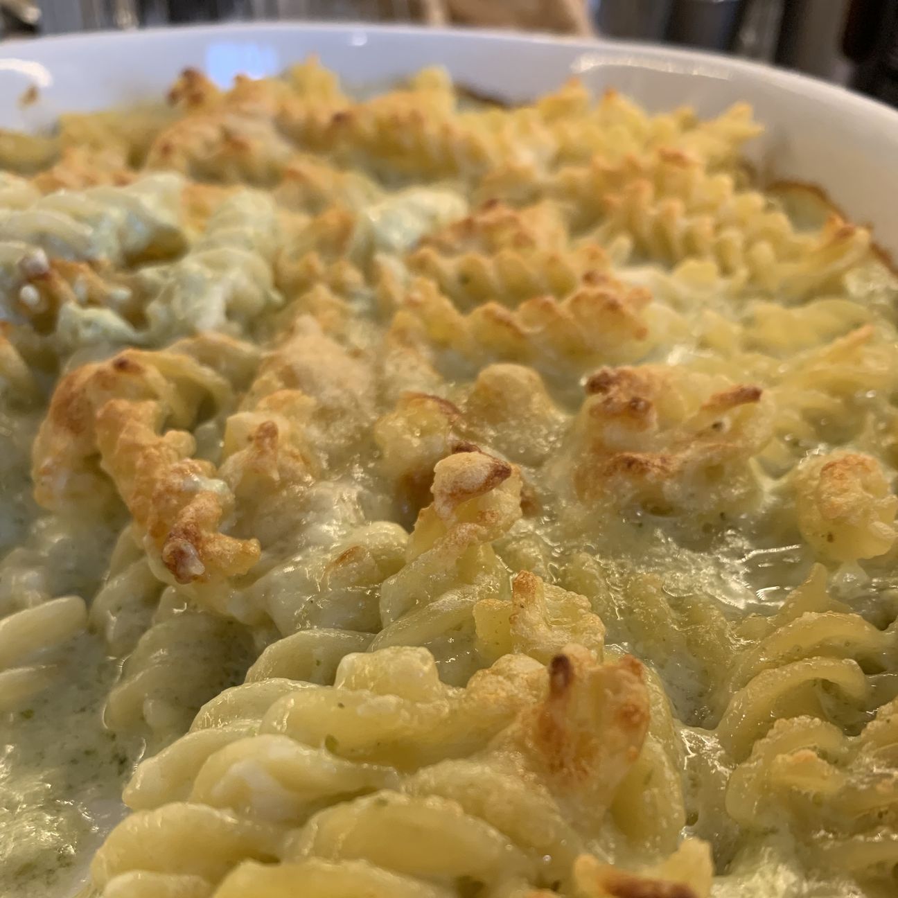 Pasta al forno al pesto