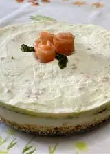 Ricetta Cheesecake salata salmone e pesto