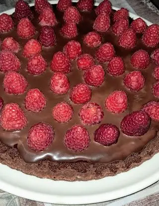 Ricetta Crostata morbida al cioccolato e lamponi di fra.francesca2377