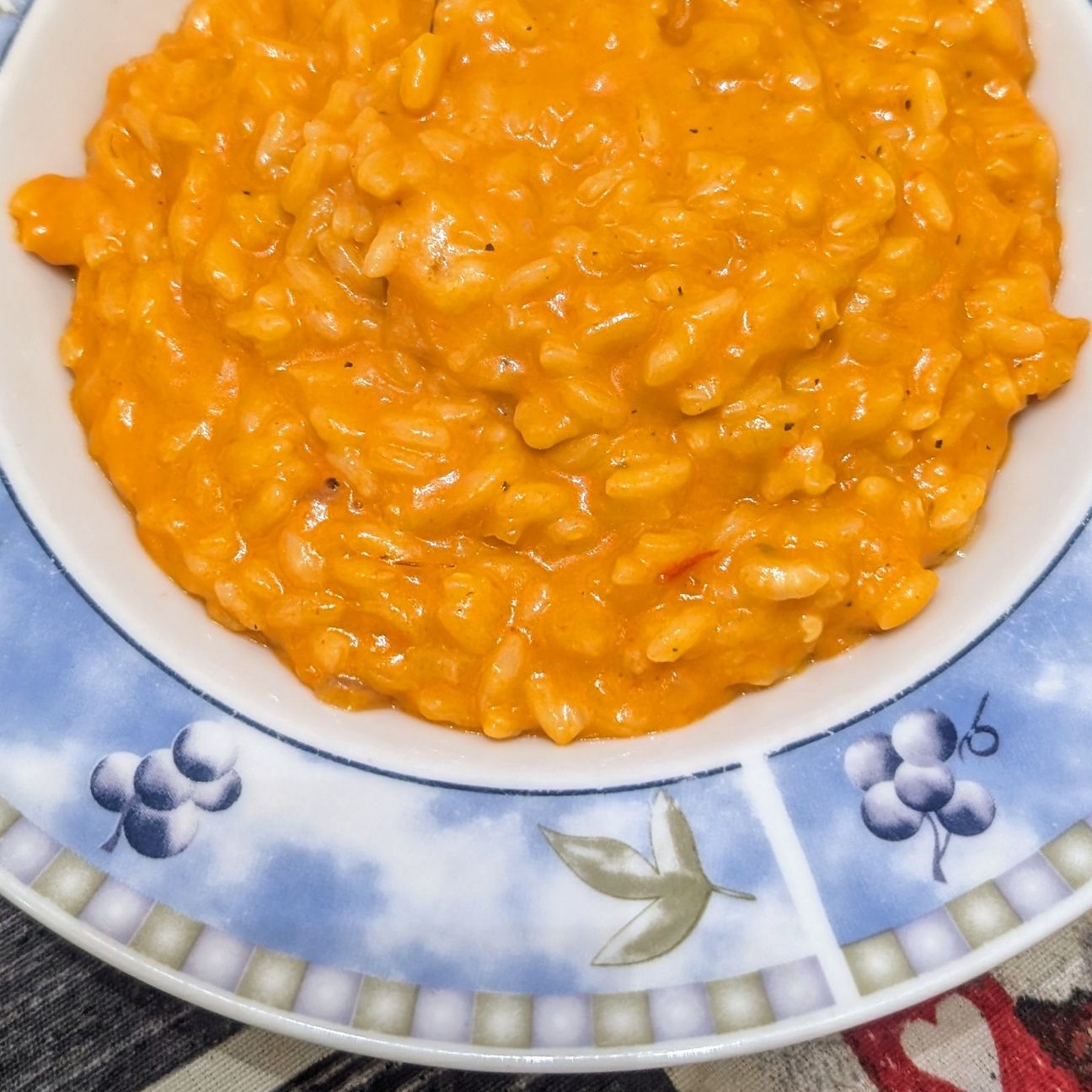Risotto alla crema di peperoni rossi