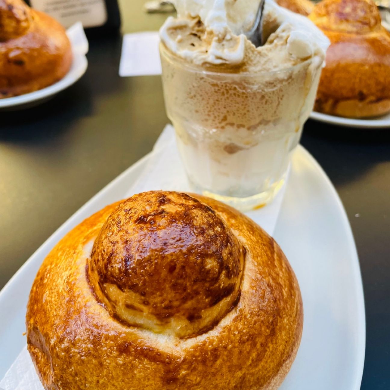 Granita caffè con panna