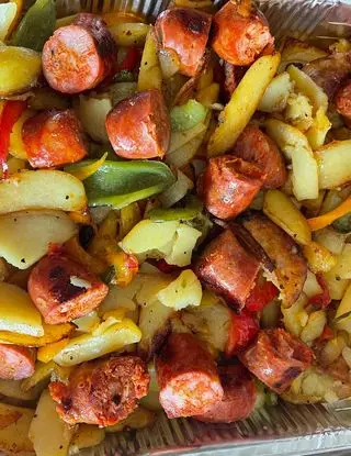 Ricetta Peperoni, patate e salsiccia di giusi778