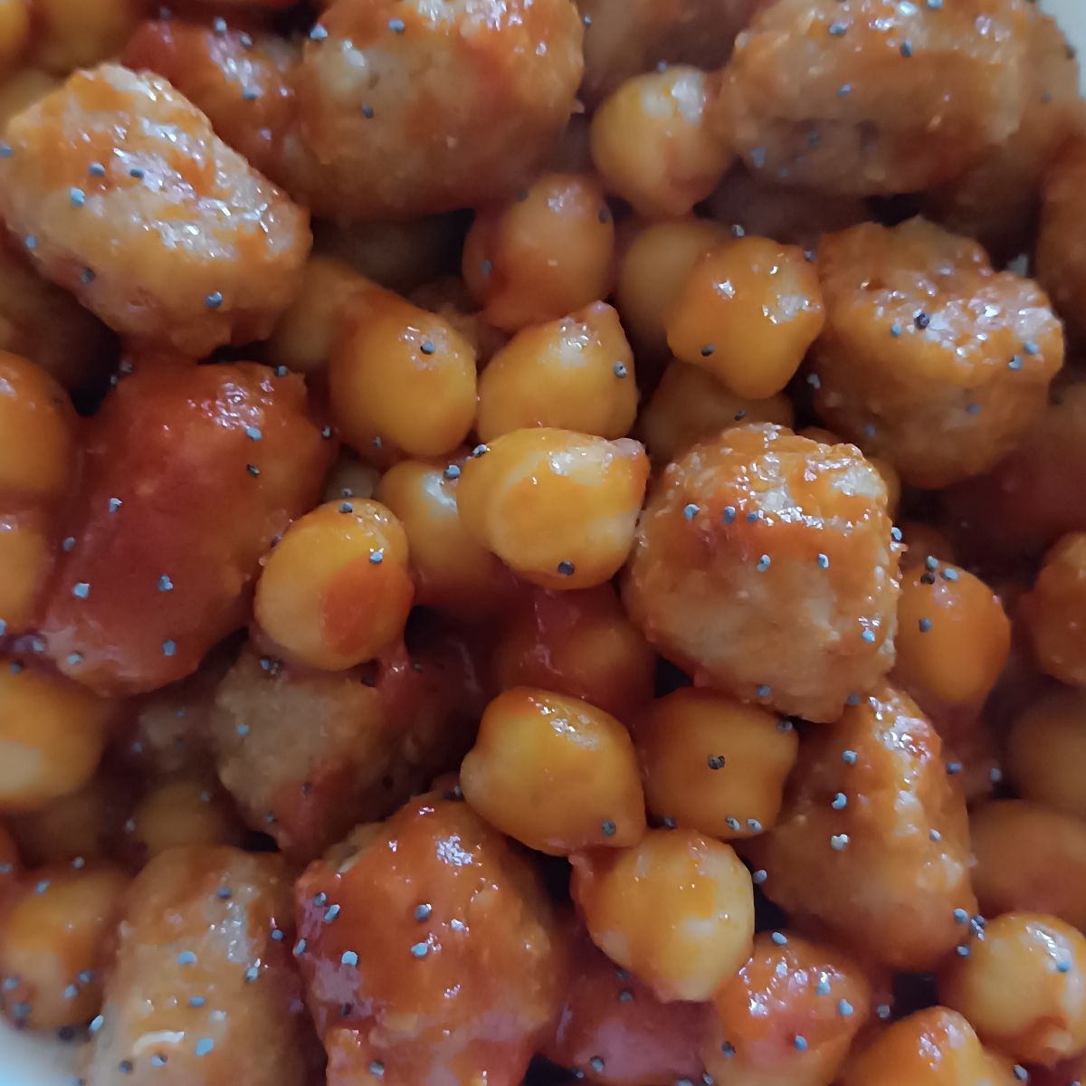 Gnocchetti di farina d'avena e ceci