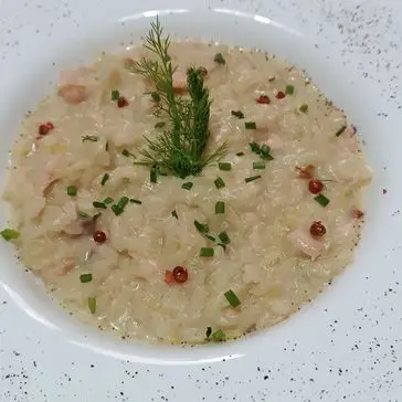 Ricetta Risotto con salmone affumicato e finocchi di nunziamarzocco