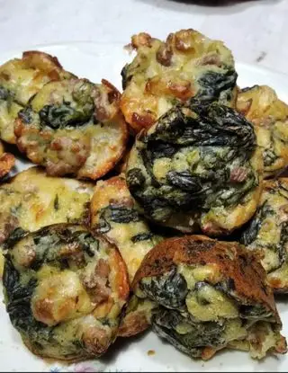 Ricetta Muffin salsiccia friarielli e scamorza. di nunziamarzocco