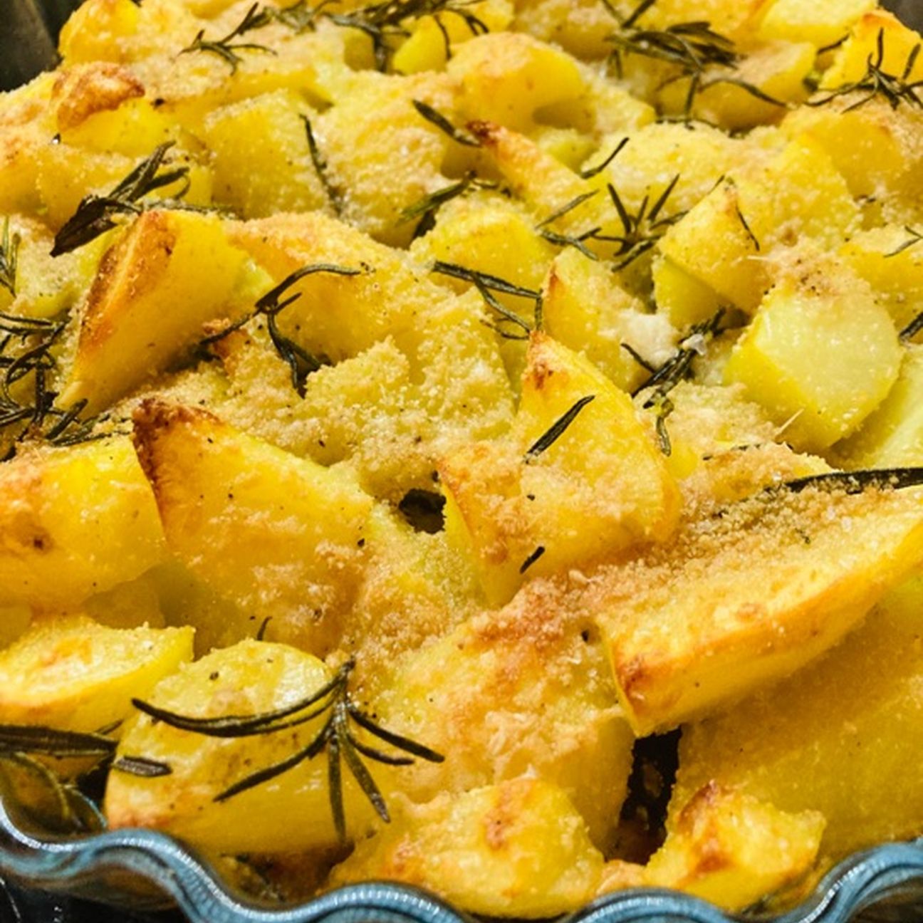 Patate al forno gratinate