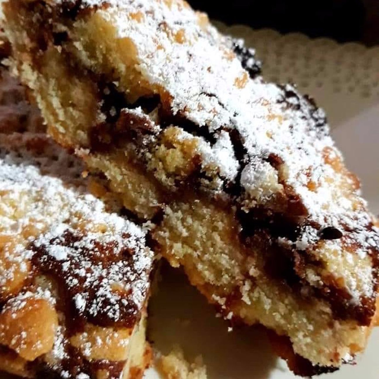Sbriciolata alla Nutella e mascarpone