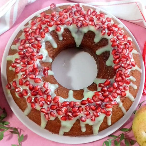 Ciambella soffice al melograno