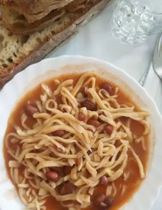 Ricetta "Lagn e Fasul" - Lagana e fagioli di salumilucani