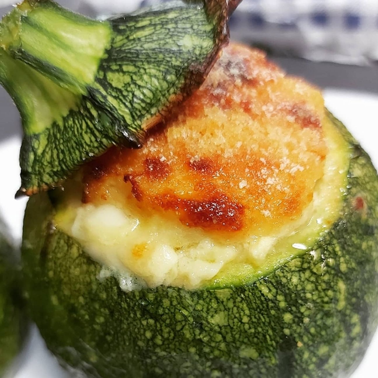 Zucchine tonde ripiene