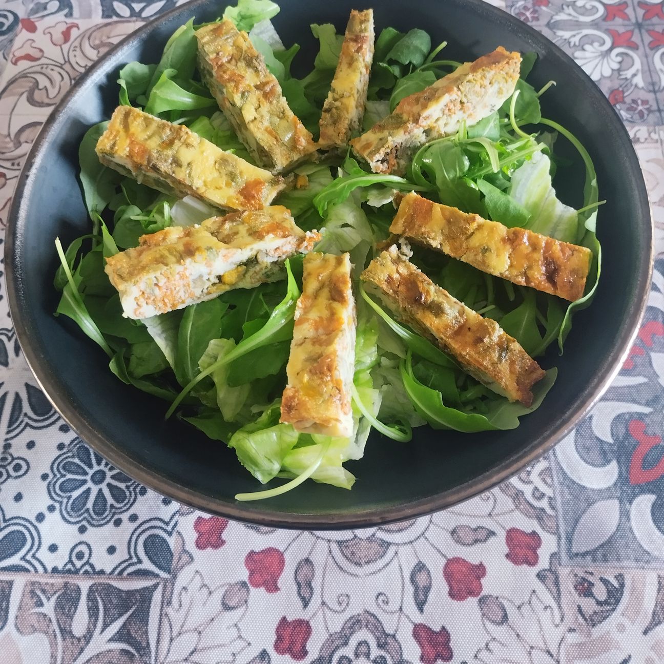 Frittata leggera di fuori di zucca