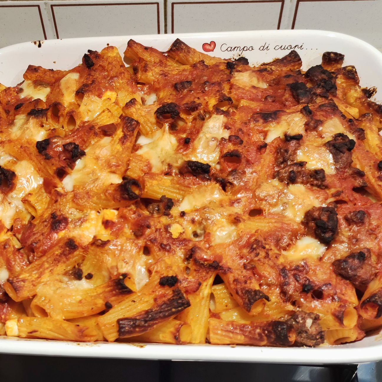 Pasta al forno come piace a me.