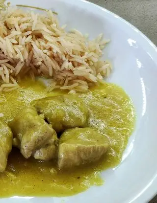 Ricetta Tacchino al curry con riso basmati aromatizzato. di ilninotto