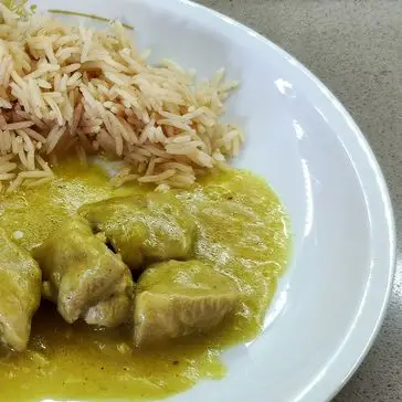 Ricetta Tacchino al curry con riso basmati aromatizzato. di ilninotto