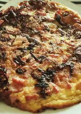 Ricetta Frittata di cipolle e prosciutto cotto