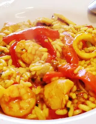 Ricetta Paella a modo mio. di ilninotto