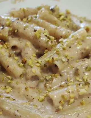 Ricetta Sedanini al pesto di pistacchio e crema di tartufo. di ilninotto