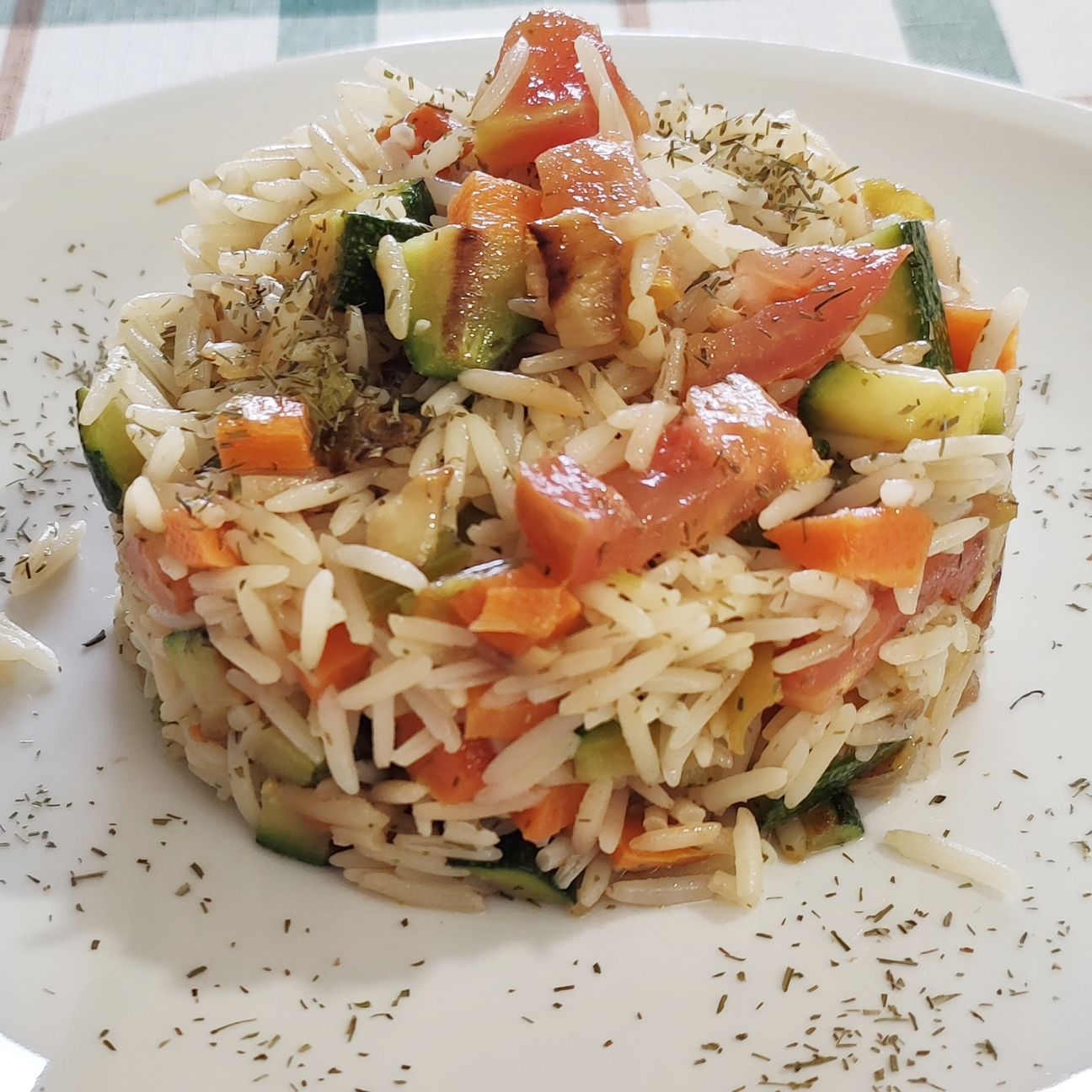 Riso basmati alle verdure