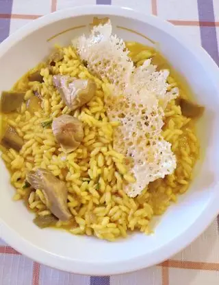 Ricetta Risotto con carciofi e zafferano. di ilninotto