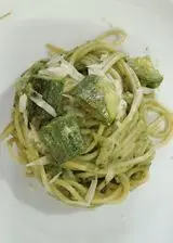 Ricetta Spaghetti al pesto di zucchine